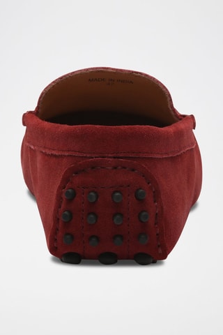 Mocassins en nubuck Wales - Rouge