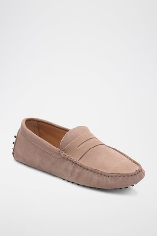 Mocassins en nubuck Wales - Rose