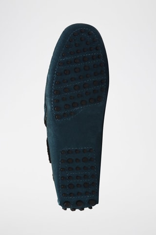 Mocassins en nubuck York - Bleu