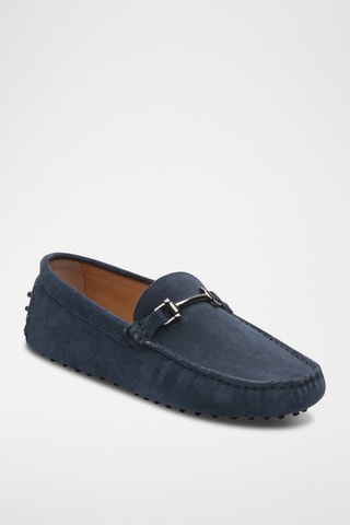 Mocassins en cuir Harold - Bleu