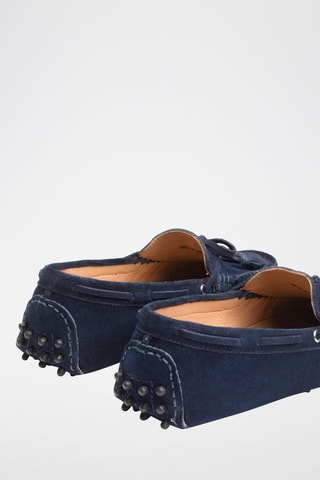 Mocassins en nubuck January - Bleu
