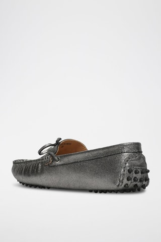Mocassins en cuir Kate - Gris