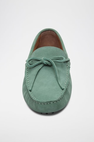 Mocassins en nubuck Johnny - Vert