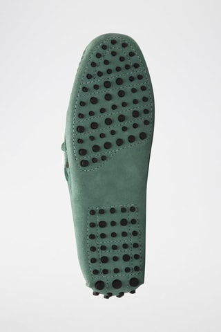Mocassins en nubuck Johnny - Vert