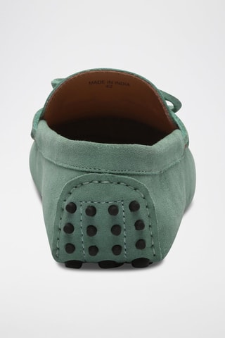 Mocassins en nubuck Johnny - Vert