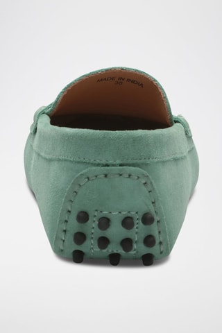 Mocassins en nubuck Thandie - Vert