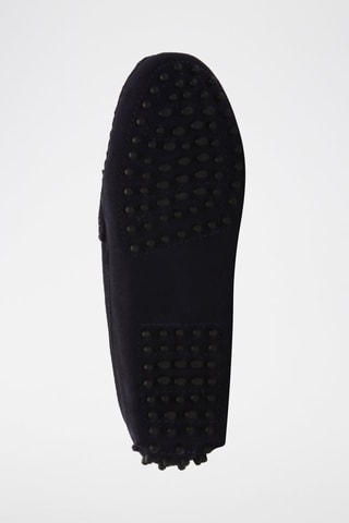Mocassins en nubuck Thandie - Bleu