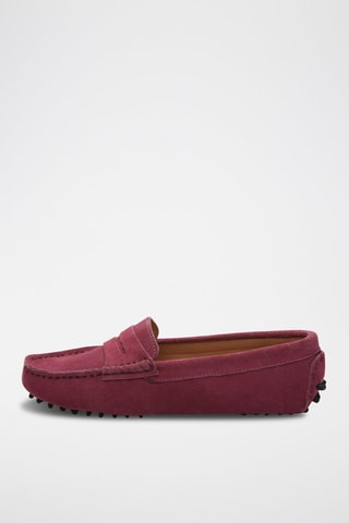 Mocassins en nubuck - Violet