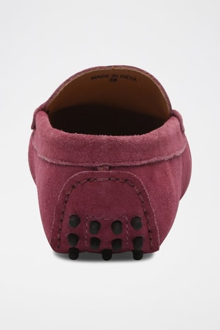 Mocassins en nubuck - Violet