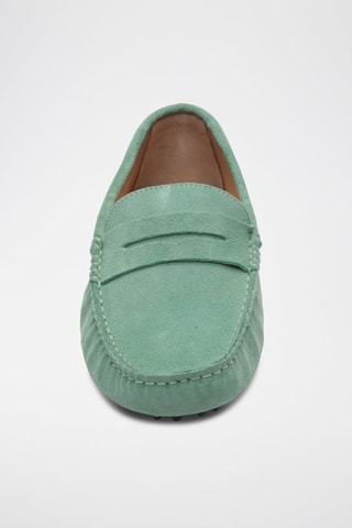 Mocassins en nubuck Wales - Vert