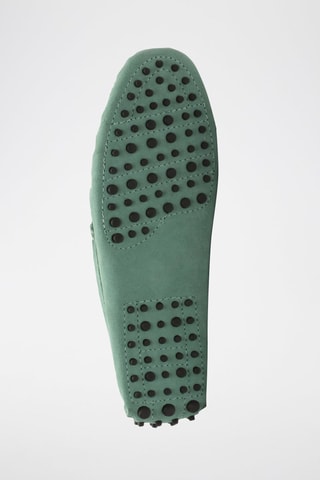 Mocassins en nubuck Wales - Vert
