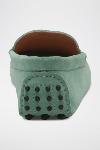 Mocassins en nubuck Wales - Vert
