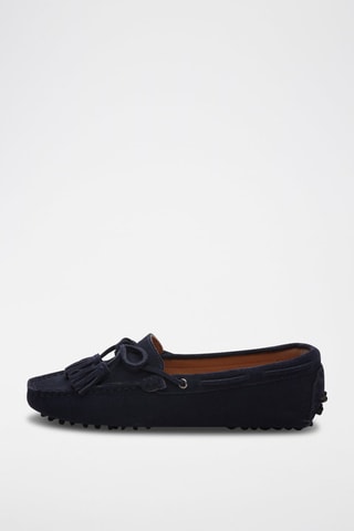 Mocassins en nubuck Lily - Bleu