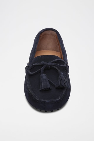 Mocassins en nubuck Lily - Bleu