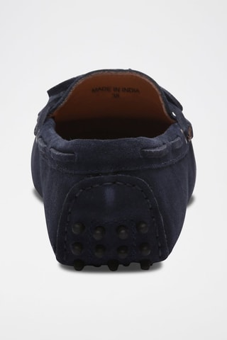 Mocassins en nubuck Lily - Bleu
