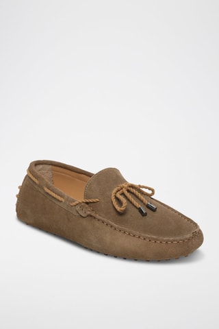 Mocassins en nubuck York - Marron