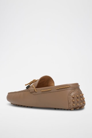 Mocassins en cuir nappa York - Marron