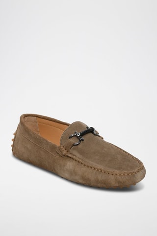 Mocassins en nubuck Felix - Marron