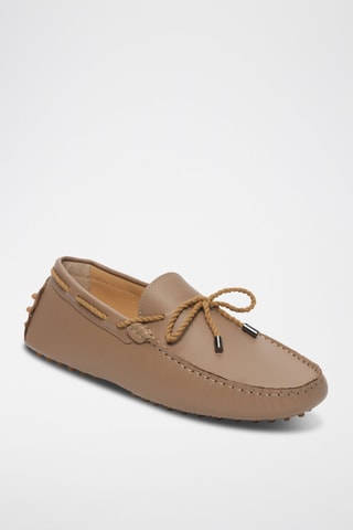 Mocassins en cuir nappa Butler - Marron