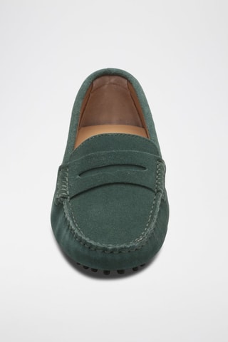 Mocassins en nubuck Deira - Vert