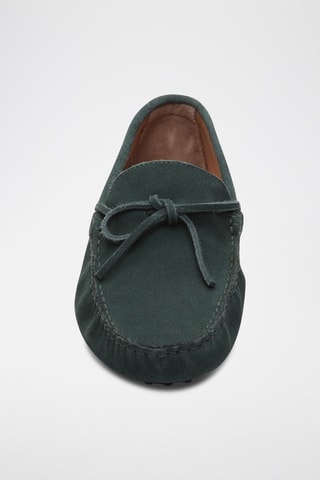 Mocassins en nubuck Duke - Vert