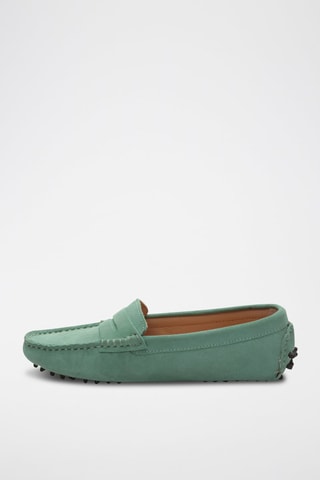 Mocassins en nubuck Deira - Vert