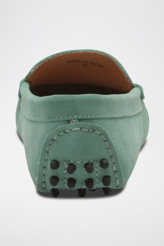 Mocassins en nubuck Deira - Vert