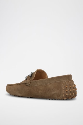 Mocassins en croûte de cuir Tom - Vert
