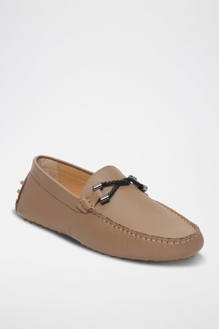 Mocassins en cuir nappa Tom - Marron