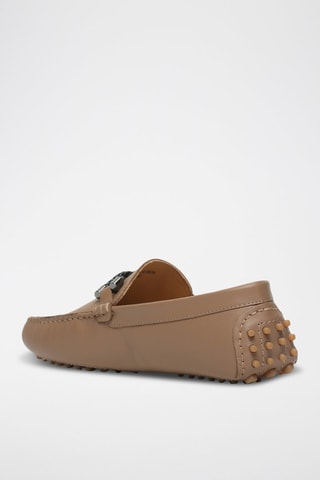 Mocassins en cuir nappa Tom - Marron
