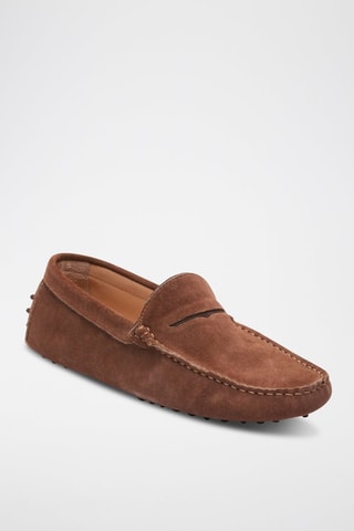 Mocassins en nubuck Lodrick - Marron