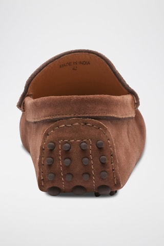 Mocassins en nubuck Lodrick - Marron