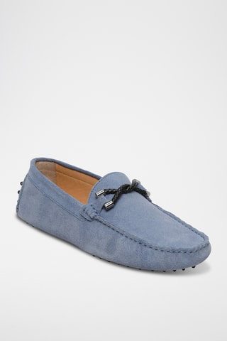 Mocassins en cuir Phillip - Bleu