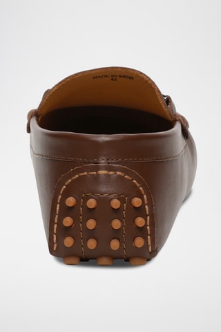 Mocassins en cuir nappa Kurt - Marron