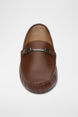Mocassins en cuir nappa Harold - Marron