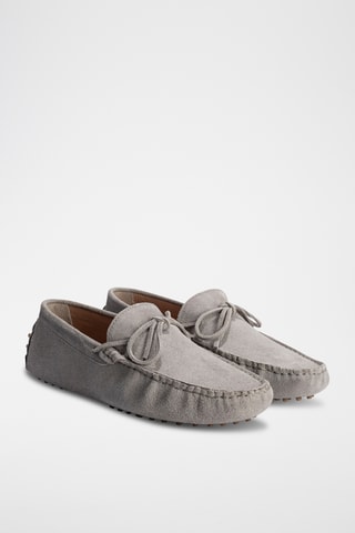 Mocassins en nubuck Johnny - Gris