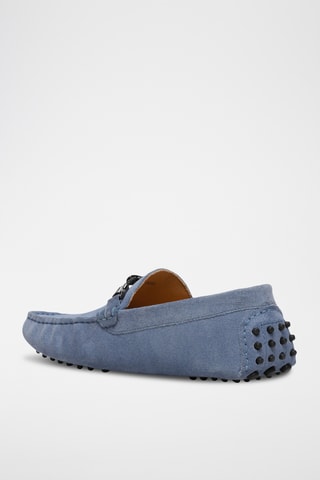 Mocassins en cuir Kurt - Bleu