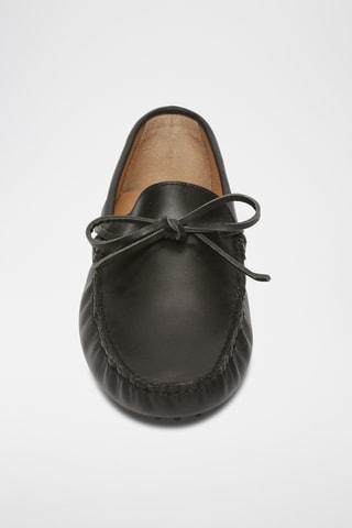 Mocassins en cuir Johnny - Noir