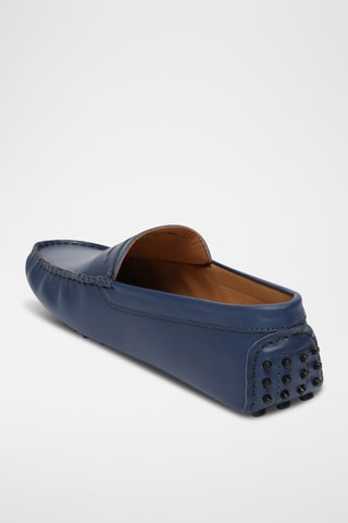 Mocassins en cuir Cole - Bleu