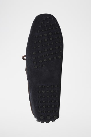 Chaussures bateau en nubuck Tivaro - Bleu