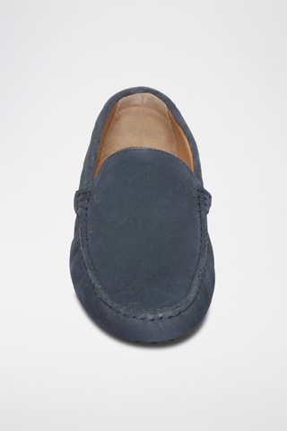Mocassins en nubuck Colin - Bleu