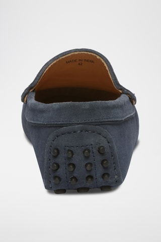 Mocassins en nubuck Colin - Bleu