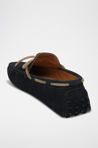Chaussures bateau en nubuck Quid - Bleu