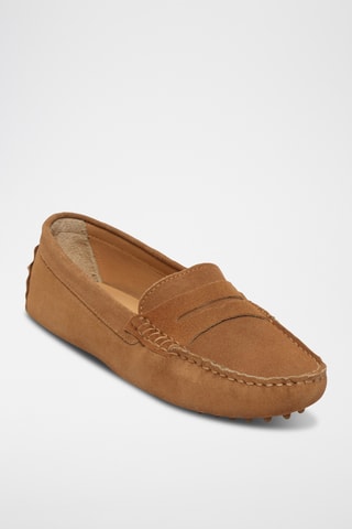 Mocassins en nubuck Thandie - Beige