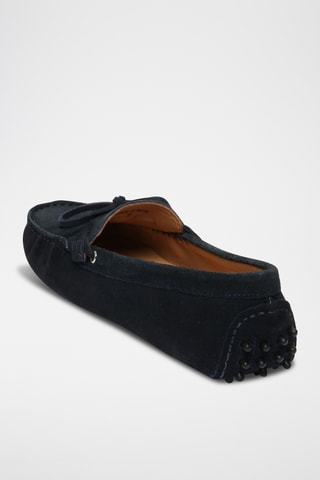 Mocassins en nubuck Newton - Bleu