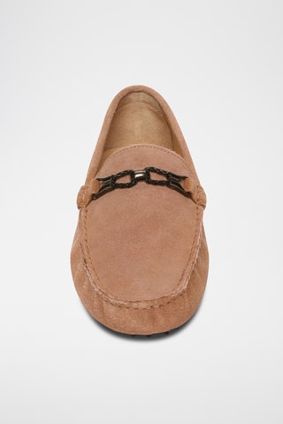 Mocassins en nubuck KURT - Marron