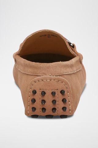 Mocassins en nubuck KURT - Marron