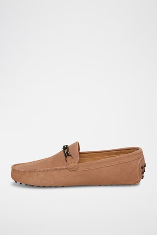 Mocassins en nubuck KURT - Marron