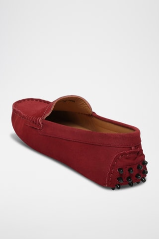 Mocassins en nubuck Deira - Rouge