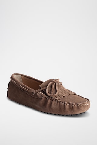 Mocassins en nubuck Emma - Rose